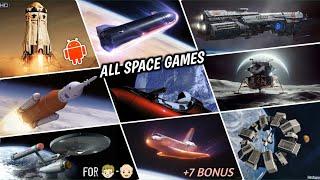 Top 40 Most Best Space & Rocket Simulator Games For Mobile 2024 | Rockets