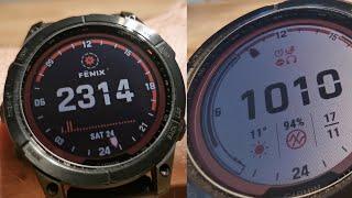 Garmin Fenix 7 Tips and Tricks part 1 - Default Watch Face