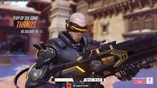 TRACKING IS IMPRESSIVE! POTG! OVERWATCH 2 SEASON 8 GALE INSANE SOLDIER 76 GAMEPLAY