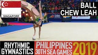 Chew Leah from Singapore | Ball | Individual Rhythmic Gymnastics Finals | SEA Games Philippines 2019