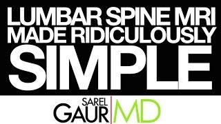 Lumbar Spine MRI Made Ridiculously Simple:  Search Pattern