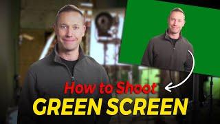 Light and Shoot Perfect Green Screen Footage