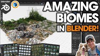 UNLIMITED Biomes in GeoScatter for Blender? (AMAZING VEGETATION ADD-ON)