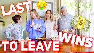 Last To EAT & LEAVE with their FOOD WINS $500!!! | Family 5 Vlogs