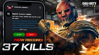 37 KILLS Solo in NKL (World Record) | CODM