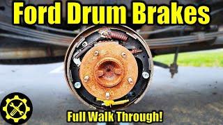 Ford F-150 DRUM BRAKE Replacement! (Quick Guide)