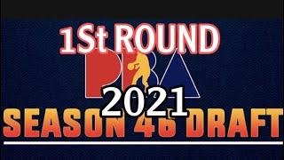 PBA DRAFT 2021 - RESULT 1st Round