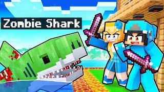 ZOMBIE SHARK FAMILY vs Most Secure House In Minecraft!