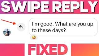 Instagram Message Swipe Reply Not Working| Instagram Quick Reply| Instagram Reply Option Not Showing