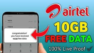 Airtel 10GB Free Data Code 2024 || How To Get Free Data On Airtel || Airtel Free Data 5G