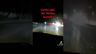 Lampu #LED Mobil Ko Tembus Hujan? Ya Pke #Autovision Carbon P3 #shorts #viral