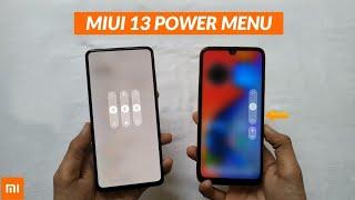 ENABLE MIUI 13 Power Menu Any Redmi Device | MIUI 13 POWER MENU HERE 