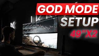 Day Trading Computer or Gaming Setup? LG Monitor GODMODE 49" X2 (2020)