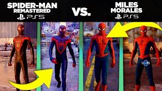SPIDER-MAN Miles Morales vs Spider-Man Remastered | Which Looks Better? PS5 Side by Side Comparison