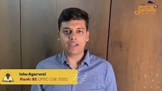 Rank -81  ISHU AGRAWAL  Profile | UPSC CSE 2021| Success Story at EdSarrthi