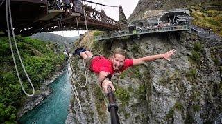 Extreme Bungy Jumping with Cliff Jump Shenanigans! Play On in New Zealand! 4K!