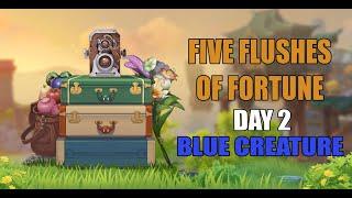 Five Flushes of Fortune | Day 2 (Blue Creature) | Genshin Impact