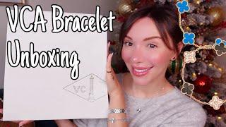 Van Cleef 5 Motif Alhambra Bracelet Unboxing VCA & Cartier Fine Jewelry Collection Vlogmas