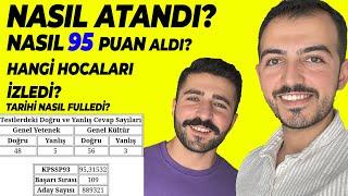 NASIL ATANDI?  KPSS Süreci | Nasıl 95 Puan Aldı? En İyi Kaynaklar? Hangi Hocaları İzledi?