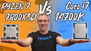 AMD Ryzen 7 7800X3D Vs Intel Core i7 14700K [42 Game Benchmark | 1080p, 1440p & 4K]