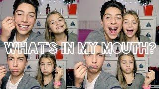 What's in my mouth challenge w/Ma soeur