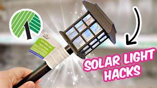 You Wont Believe How I Used DOLLAR TREE Solar Lights for High End DIYS | Patio + Outdoor DIYS 2023