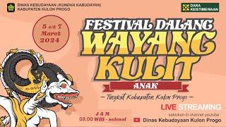 FESTIVAL DALANG WAYANG KULIT 2024 | KATEGORI ANAK | KAMIS, 7 MARET 2024