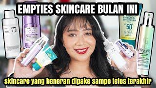 EMPTIES MEI !!! SKINCARE YANG BENERAN AKU PAKE SAMPE HABIS..