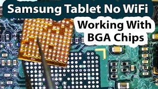 How to Solder Desolder BGA chips - Samsung Note P900 WiFi Bluetooth Greyed out