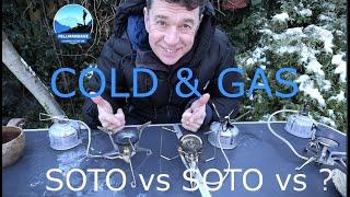 -6c  FREEZING vs SOTO Fusion Trek vs SOTO Stormbreaker vs Polaris. Backpacking STOVES review