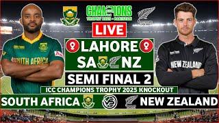 New Zealand v South Africa Champions Trophy Semi Final Live | NZ vs SA Semi Final Live Cricket Today