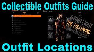 All Collectible Outfits // Dying Light The Following DLC