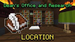 Dean's Office and Research Location (Barbarian Quest Guide) (Hypixel Skyblock)