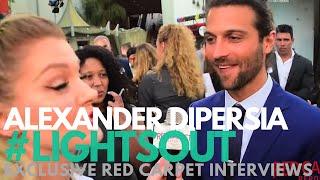 Alexander DiPersia “Brent” interviewed at the "Lights Out" Premiere #‎LightsOut #WeAskMore