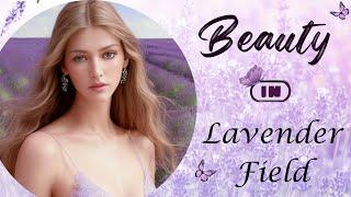 Beauty in Lavender Field  #supermodel #aiart #aipictures #aimodel #aibeauty #ailookbook #aihot