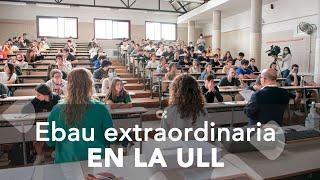 Ebau extraordinaria en la ULL