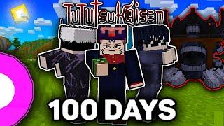 We Spent 100 Days in Jujutsu Kaisen Minecraft [3 Friends]