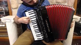 NEW Black Brandoni 75C Liberty Piano Accordion LMM 37 96 $4299