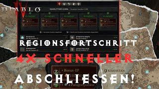 REGIONSFORTSCHRITT viel schneller abschließen! Diablo 4 Tipps & Tricks!