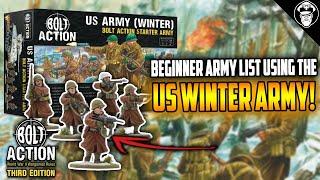 Beginners Army List Using the NEW US Winter Starter Army! | Bolt Action 3rd Edition