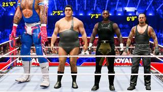 What if You Had a Royal Rumble Of ONLY Giants?