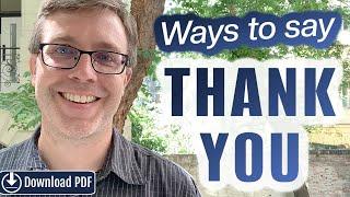 25 Ways to Say "Thank you" in English