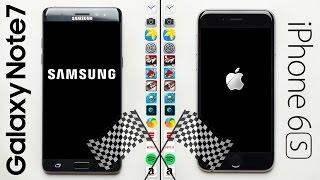 Galaxy Note 7 vs iPhone 6S Speed Test