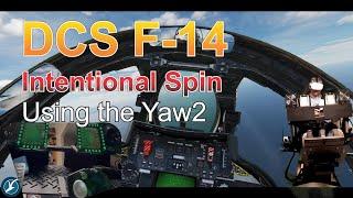 DCS F-14 Intentional Spin with Yaw2