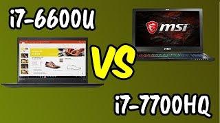 i7-6600U vs i7-7700HQ Laptop Benchmarks Test!  [4K]