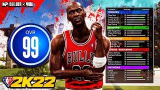 NBA 2K22 MICHAEL JORDAN BUILD - 91 BADGE 6'6 DEMIGOD BUILD