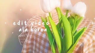 how i edit video ala korea| edit video menggunakan aplikasi inshot | preset ala korea