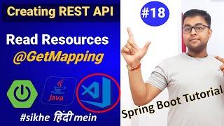 Creating REST API using Spring Boot  | Creating GET functionality | Full Project setup and Code