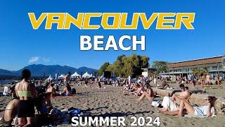 Vancouver MOST POPULAR BEACH "KITS BEACH" in July 2024