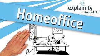 Homeoffice einfach erklärt (explainity® Erklärvideo)